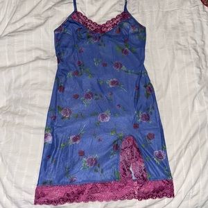 Floral lace cami dress